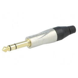 Mufă Jack 6,3mm Stereo Tată Drept pentru Lipire | Electronic-mag.ro | Componente Electronice