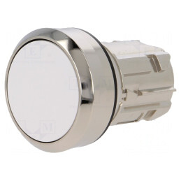 Comutator Apăsare 22mm Alb | Electronic-mag.ro | Componente Electronice