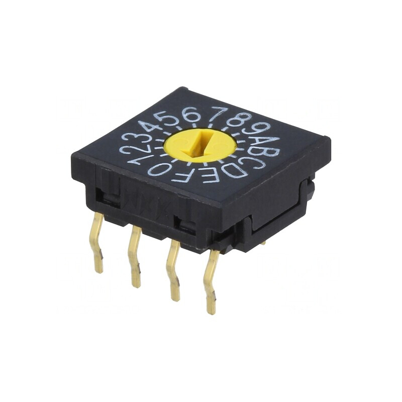 Întrerupător Codificare HEX/BCD 16 Poz THT 1000MΩ | Electronic-mag.ro | Componente Electronice Întrerupător Codificare HEX/BCD 16 Poz THT 1000MΩ | Electronic-mag.ro | Componente Electronice