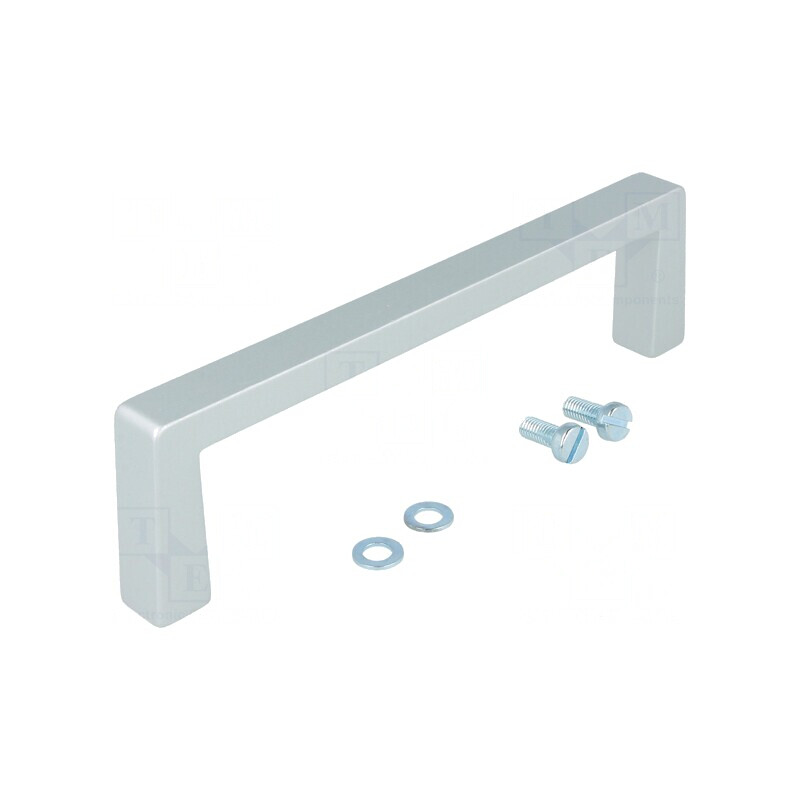 Manetă Aluminiu Gri 40mm x 146,5mm x 12,2mm | Electronic-mag.ro | Componente Electronice