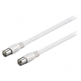 Cablu Coaxial 75Ω 10m 9,5mm Priză-Mufă PVC