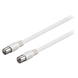 Cablu Coaxial 75Ω 10m 9,5mm Priză-Mufă PVC | Electronic-mag.ro | Componente Electronice