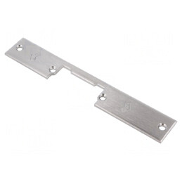 Placă Frontală Scurtă Oțel Inoxidabil 25x160 mm | Electronic-mag.ro | Componente Electronice
