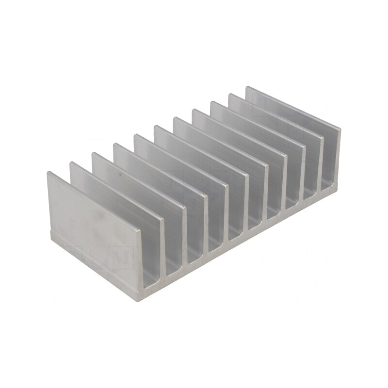 Radiator Extrudat cu Aripioare 60x124x35mm | Electronic-mag.ro | Componente Electronice