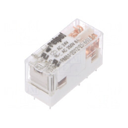 Releu electromagnetic DPDT 24VAC 8A PCB | Electronic-mag.ro | Componente Electronice