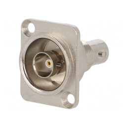 Adaptor BNC Soclu Metalic Ecranat 19x24mm | Electronic-mag.ro | Componente Electronice