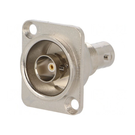 Adaptor BNC Soclu Metalic Ecranat 19x24mm | Electronic-mag.ro | Componente Electronice