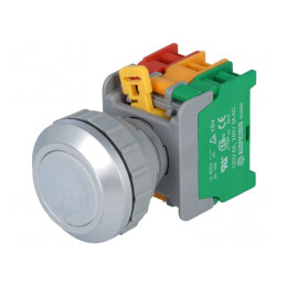 Comutator Acționat Prin Apăsare 30mm 1 NC 1 NO | Electronic-mag.ro | Componente Electronice