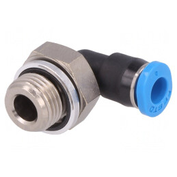 Racord Push-In Filetat Unghi 90° 0,95-6bar QSM | Electronic-mag.ro | Componente Electronice