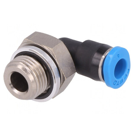 Racord Push-In Filetat Unghi 90° 0,95-6bar QSM | Electronic-mag.ro | Componente Electronice