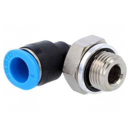 Racord Push-in 90° 6mm 0,95-6bar | Electronic-mag.ro | Componente Electronice