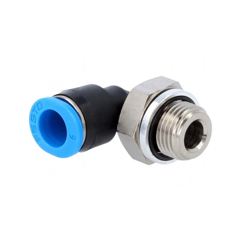 Racord Push-in 90° 6mm 0,95-6bar | Electronic-mag.ro | Componente Electronice