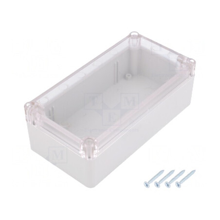 Carcasă Universală ABS Gri 82mm x 158mm x 55mm cu Garnitură | Electronic-mag.ro | Componente Electronice