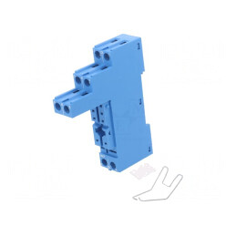 Stativ pentru șină DIN 10A 250VAC cu cleme șurub | Electronic-mag.ro | Componente Electronice