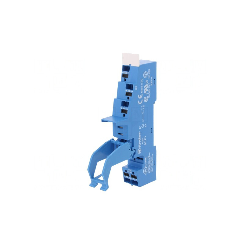 Stativ PIN 5 16A 250VAC pentru șină DIN | Electronic-mag.ro | Componente Electronice
