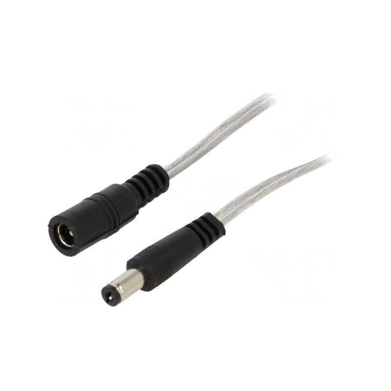 Cablu Prelungitor DC 5,5/2,1 2m 2x0,5mm² | Electronic-mag.ro | Componente Electronice Cablu Prelungitor DC 5,5/2,1 2m 2x0,5mm² | Electronic-mag.ro | Componente Electronice