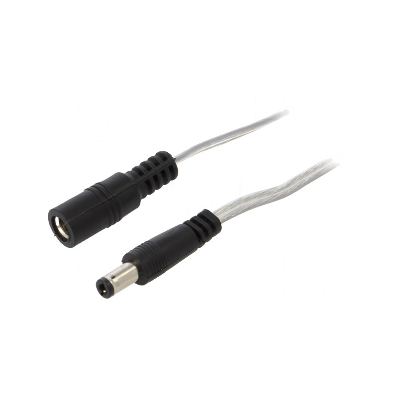 Cablu Alimentare DC 2m 5,5/2,5 mm 2x0,5mm2 | Electronic-mag.ro | Componente Electronice
