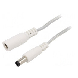 Cablu Alimentare DC 5,5/2,5 mm 2m | Electronic-mag.ro | Componente Electronice