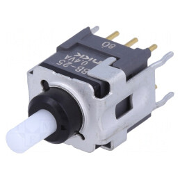 Comutator DPDT cu Apăsare 28VAC 0.01A | Electronic-mag.ro | Componente Electronice