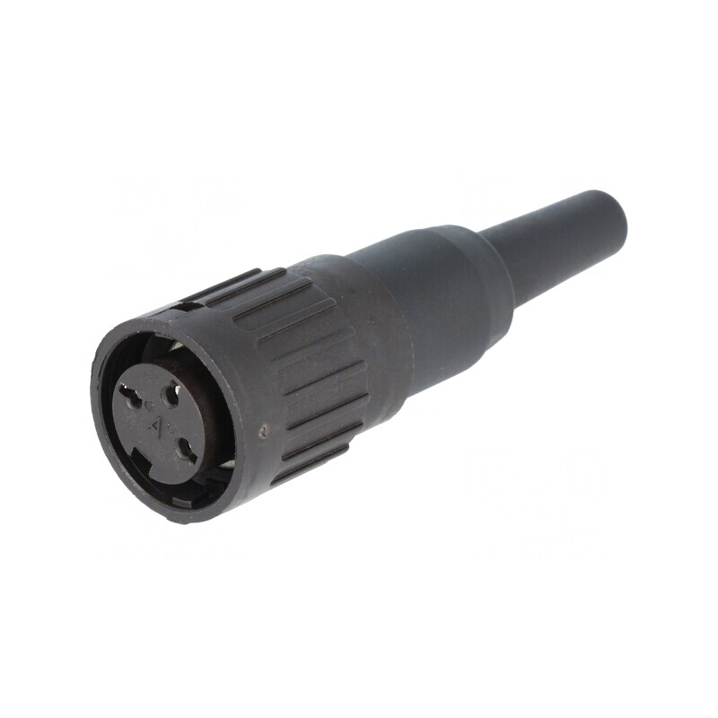 Mufă DIN Mamă 3 Pin 300V 5A Argintat | Electronic-mag.ro | Componente Electronice