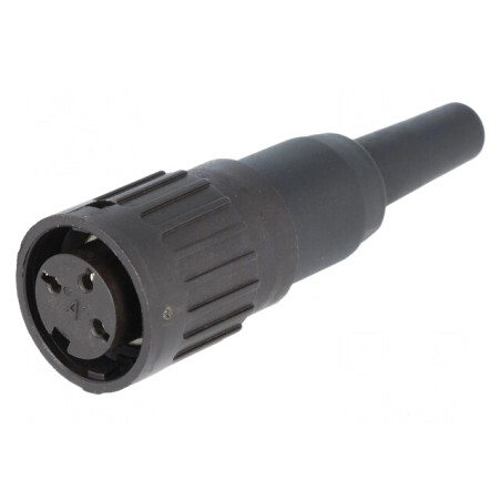 Mufă DIN Mamă 3 Pin 300V 5A Argintat | Electronic-mag.ro | Componente Electronice