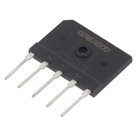 Punte Redresoare Trifazată 1,6kV 35A 400A THT | Electronic-mag.ro | Componente Electronice