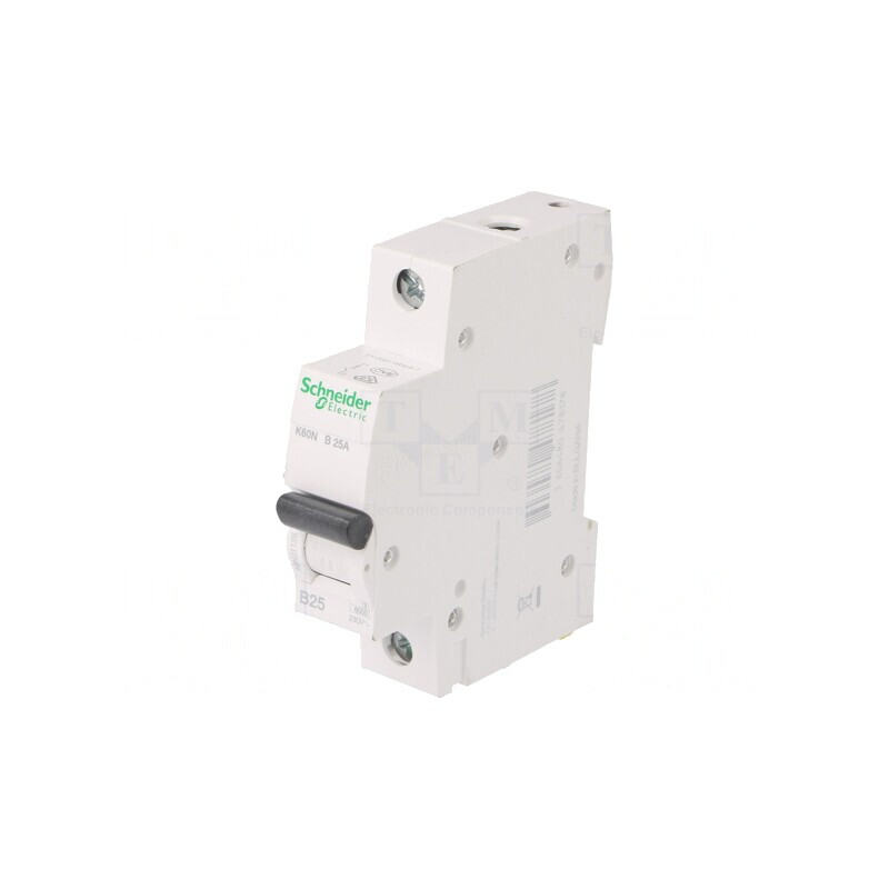 Întrerupător de Supracurent 25A 1P 6kA 230/400V | Electronic-mag.ro | Componente Electronice