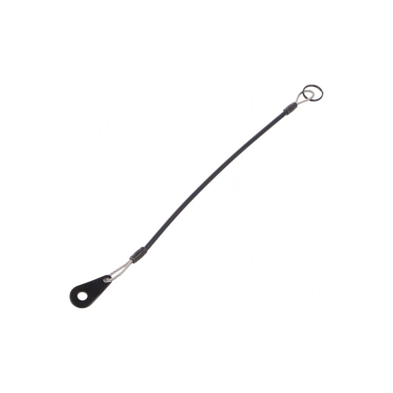 Cablu de Asigurare Inoxidabil 200mm PVC | Electronic-mag.ro | Componente Electronice