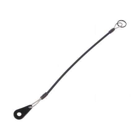 Cablu de Asigurare Inoxidabil 200mm PVC | Electronic-mag.ro | Componente Electronice