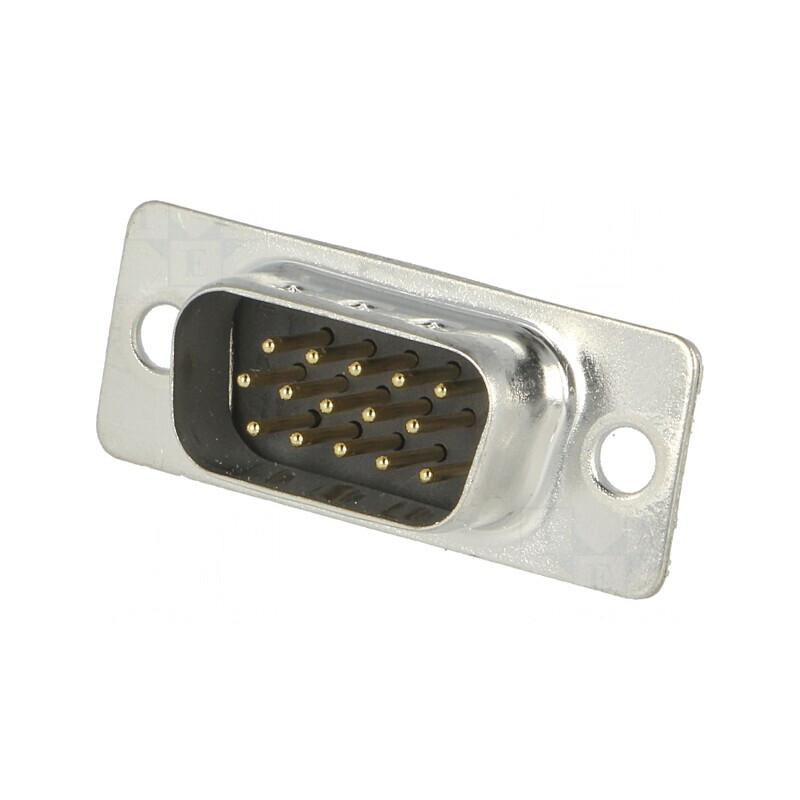 Mufă D-Sub HD 15-PIN pe Cablu Neagră | Electronic-mag.ro | Componente Electronice