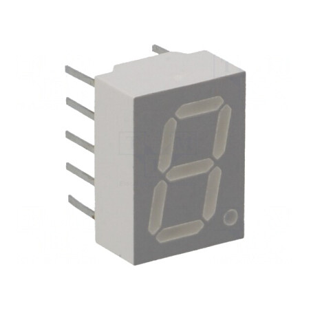 Afișaj LED 7 Segmente 10mm Roșu | Electronic-mag.ro | Componente Electronice