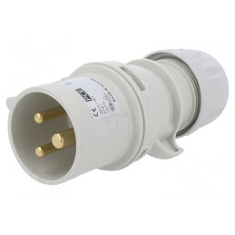 Conector Alimentare AC Mufă Tată 16A 50VAC IP44 | Electronic-mag.ro | Componente Electronice