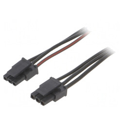Cablu Micro-Fit 3.0 Mamă-Mamă 0.4m 4A PVC