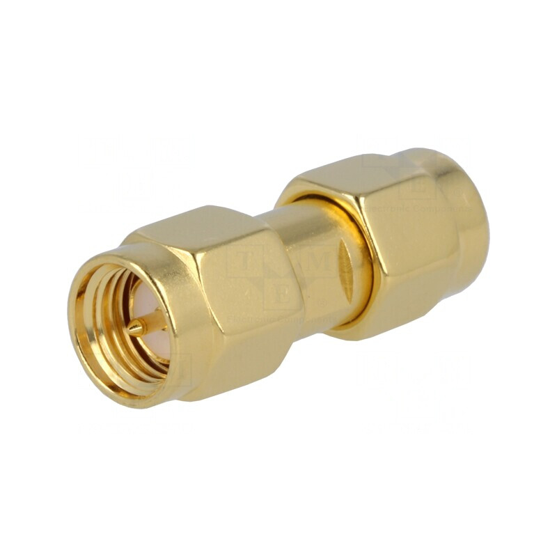 Adaptor SMA Tată Aurit 50Ω PTFE | Electronic-mag.ro | Componente Electronice
