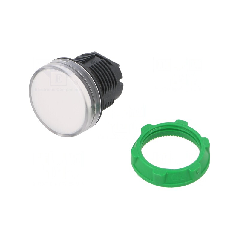 Lumină de control albă 22mm Harmony XB5 IP66 | Electronic-mag.ro | Componente Electronice