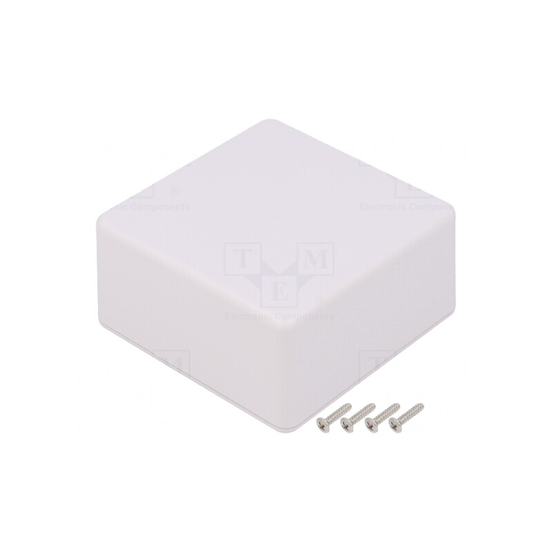 Carcasă Universală ABS Albă 80x80x40mm IP40 | Electronic-mag.ro | Componente Electronice