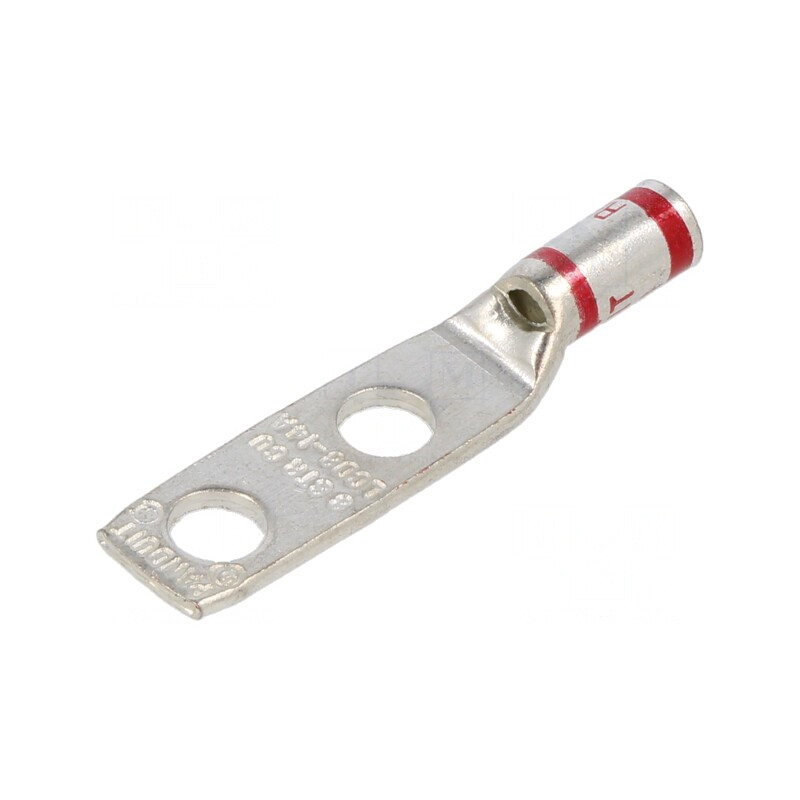 Vârf Inelar Tubular Crimpat 1/4 pe Cablu Aliaj Cupru 8AWG | Electronic-mag.ro | Componente Electronice