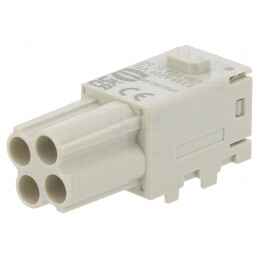 Conector Mamă HDC Han-Modular Domino 4 PIN 1 Modul | Electronic-mag.ro | Componente Electronice