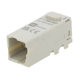 Conector HDC Modular Domino 4 PIN 1 Modul | Electronic-mag.ro | Componente Electronice