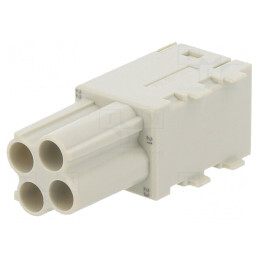 Conector HDC Han-Modular Domino 4-Pin 1 Modul Mamă | Electronic-mag.ro | Componente Electronice