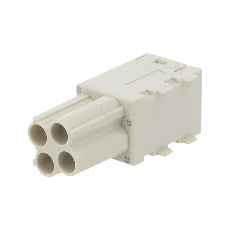 Conector HDC Han-Modular Domino 4-Pin 1 Modul Mamă | Electronic-mag.ro | Componente Electronice