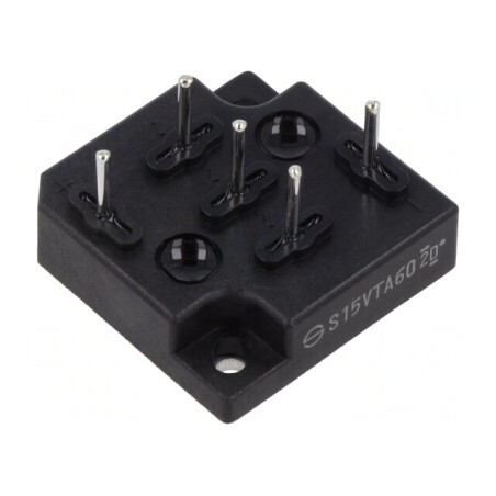 Punte Redresoare Trifazată 600V 15A 200A THT | Electronic-mag.ro | Componente Electronice