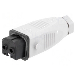 Conector Rectangular 2-Pin Cositorit IP54 Mufă Mamă | Electronic-mag.ro | Componente Electronice