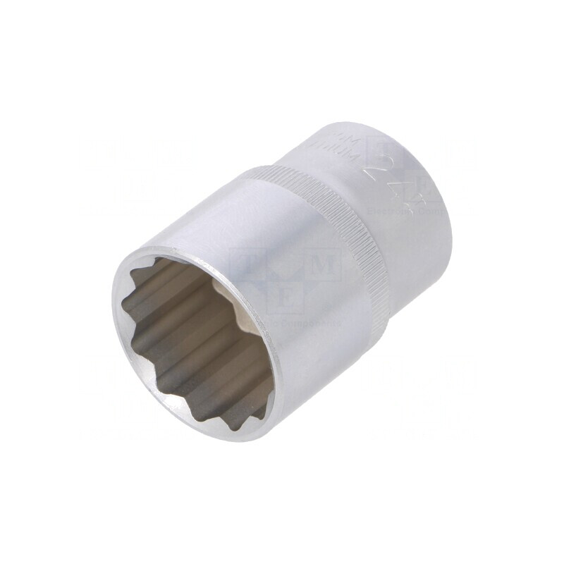 Tubulară 1/2 24mm Oțel Crom-Vanadium 12 Puncte | Electronic-mag.ro | Componente Electronice