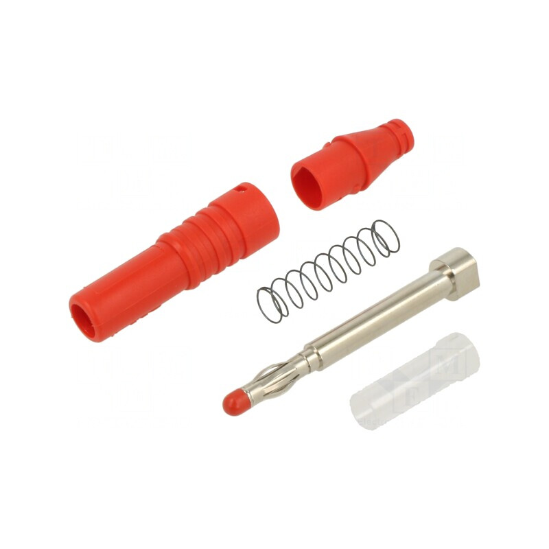 Mufă banană 4mm roșie 32A cu izolație | Electronic-mag.ro | Componente Electronice Mufă banană 4mm roșie 32A cu izolație | Electronic-mag.ro | Componente Electronice