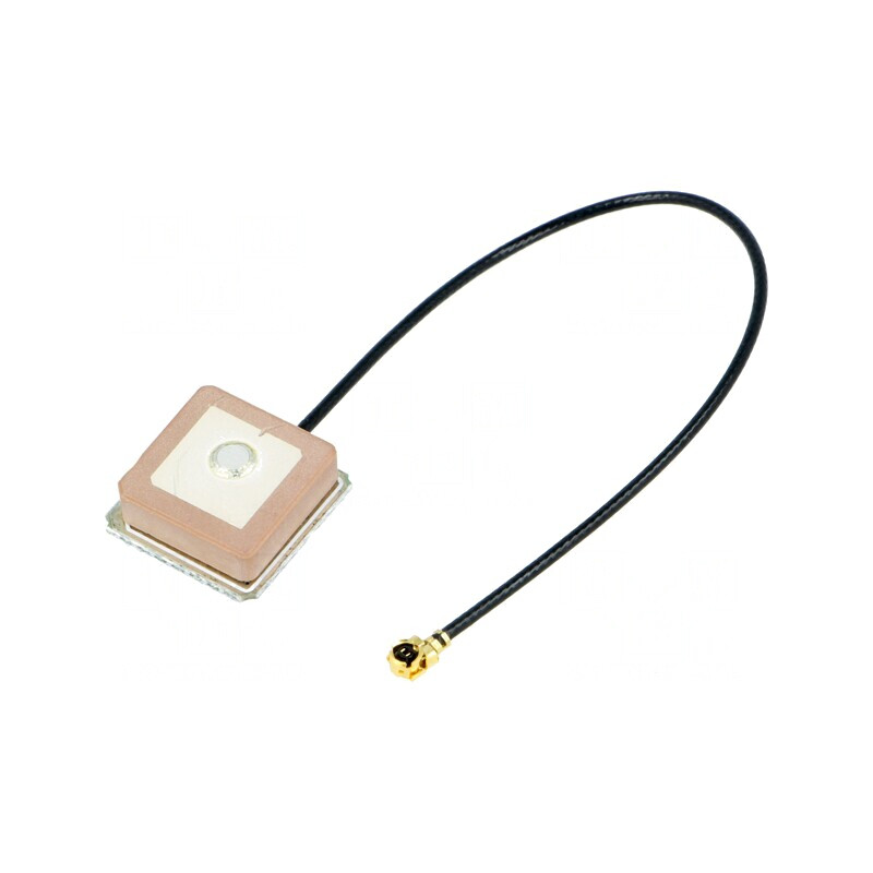 Antena GPS RHCP pt. Încastrare 50Ω 15x15x6,5mm | Electronic-mag.ro | Componente Electronice