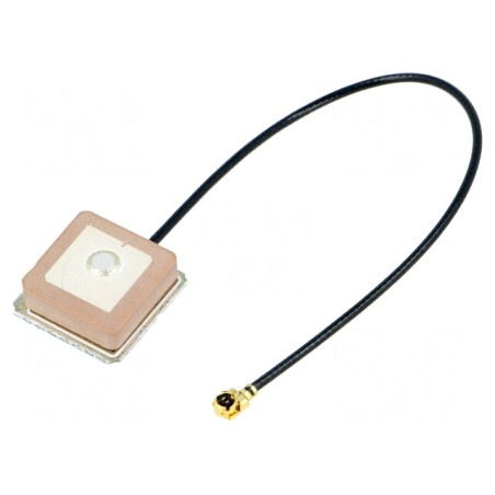 Antena GPS RHCP pt. Încastrare 50Ω 15x15x6,5mm | Electronic-mag.ro | Componente Electronice