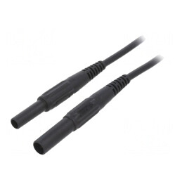 Cablu de măsurare 19A soclu banană 4mm - mufă banană 4mm | Electronic-mag.ro | Componente Electronice