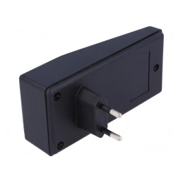 Carcasă Alimentator ABS Neagră 120x56x18mm | Electronic-mag.ro | Componente Electronice