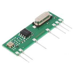 Receptor RF AM 868,3MHz 5VDC 6,3mA